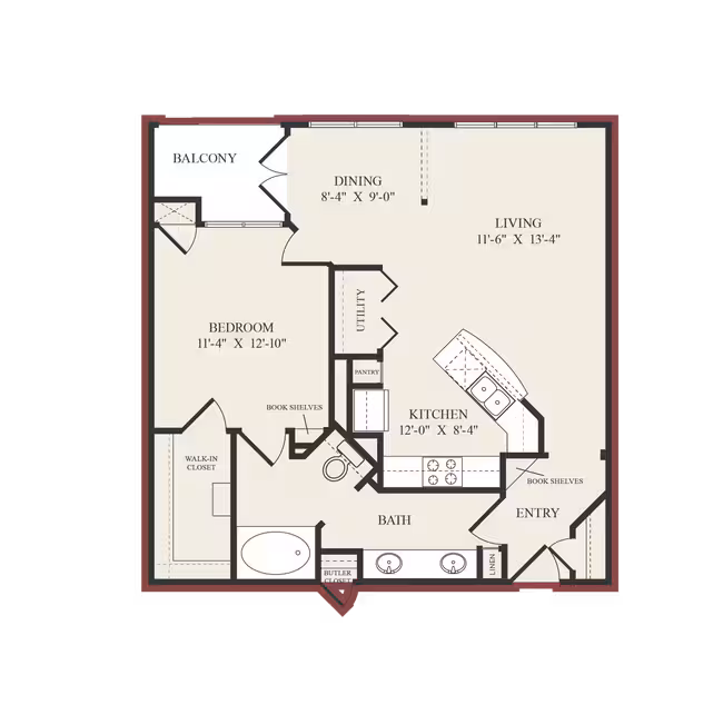 Unit 3010-320 3010-320 floor plan